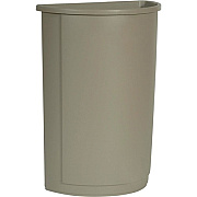 Rubbermaid Commercial Half Round Wastebaskets (RCP352000BG)