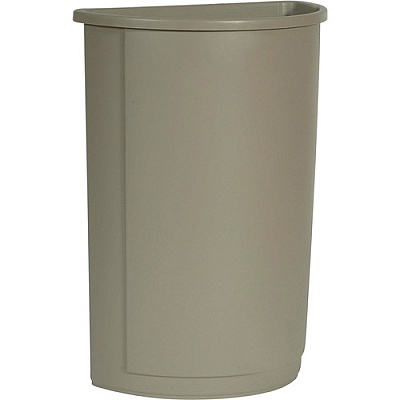 Rubbermaid Commercial Half Round Wastebaskets (RCP352000BG)