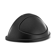Rubbermaid Commercial Untouchable 21-Gallon Container Swing Top Lid (RCP362000BK)