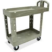 Rubbermaid Commercial Two Shelf Service Cart (RCP450088BG)