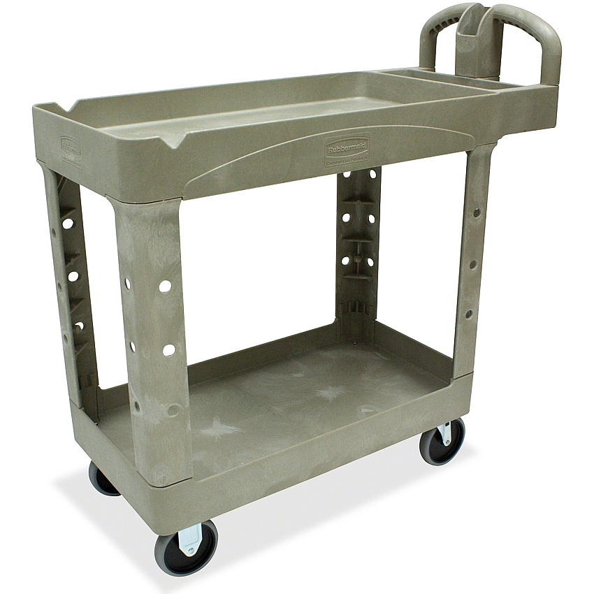 Rubbermaid Commercial Two Shelf Service Cart (RCP450088BG)
