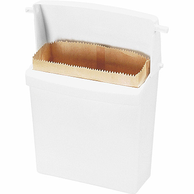 Rubbermaid Commercial Compact Sanitary Napkin Receptacle (RCP614000)