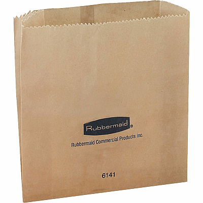 Rubbermaid Commercial Waxed Receptacle Bags (RCP614100)