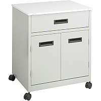 Safco Steel Mobile Machine Stand with Drawer (SAF1870GR)