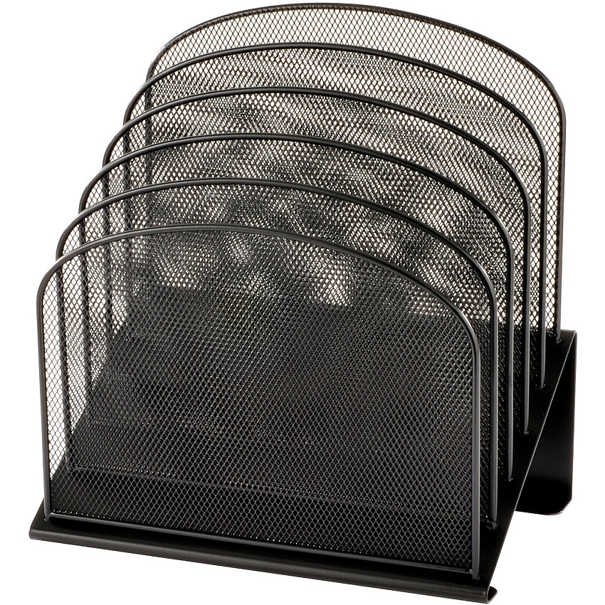 Safco Onyx Wire Mesh Desktop Organizer (SAF3257BL)