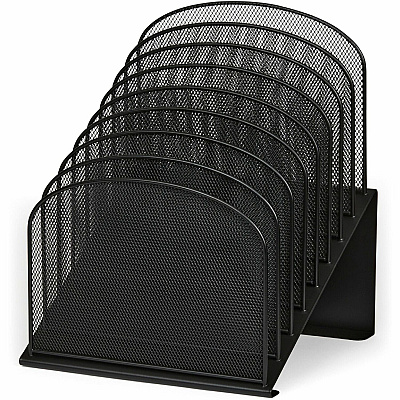 Safco Onyx Wire Mesh Desktop Organizer (SAF3258BL)