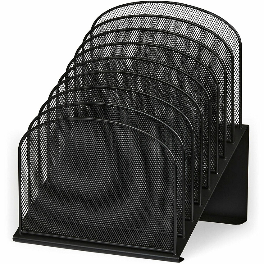 Safco Onyx Wire Mesh Desktop Organizer (SAF3258BL)