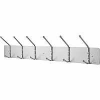 Safco 6-Hook Contemporary Steel Coat Hooks (SAF4162)
