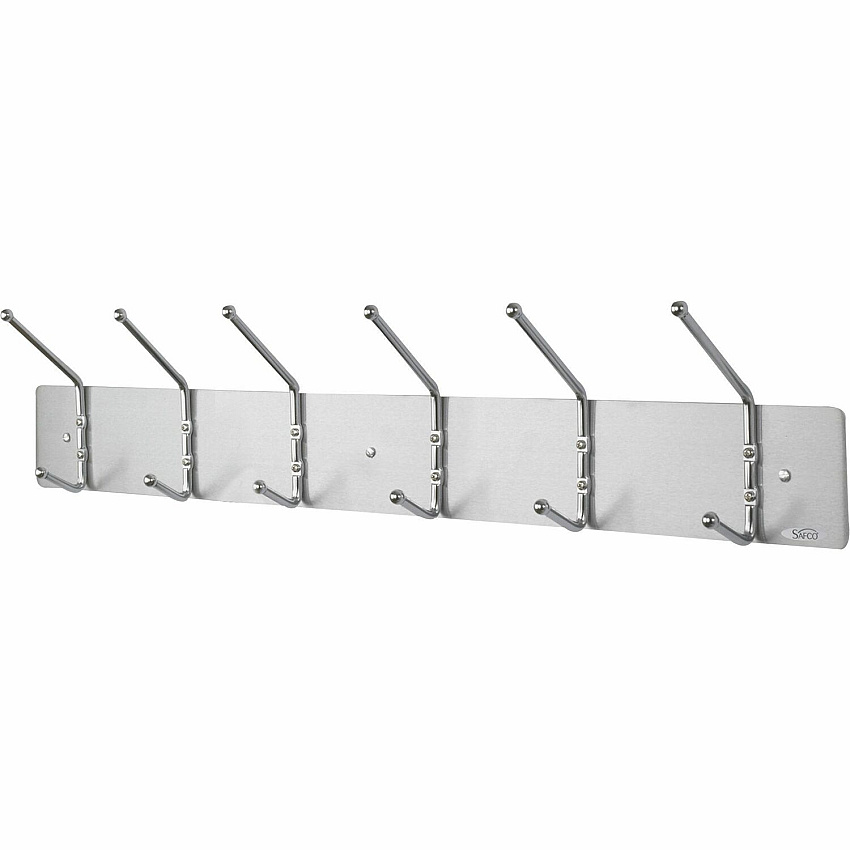 Safco 6-Hook Contemporary Steel Coat Hooks (SAF4162)