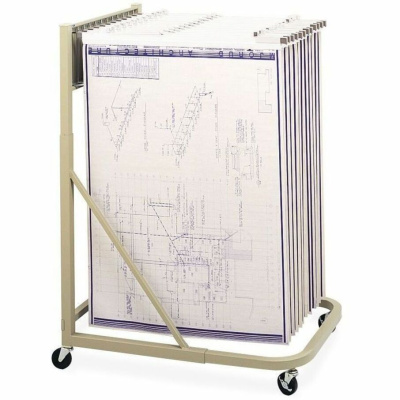 Safco Mobile Cart - 240 lb Capacity - Steel - x 27