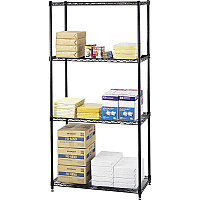 Safco Commercial Wire Shelving (SAF5276BL)