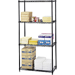 Safco Commercial Wire Shelving (SAF5276BL)