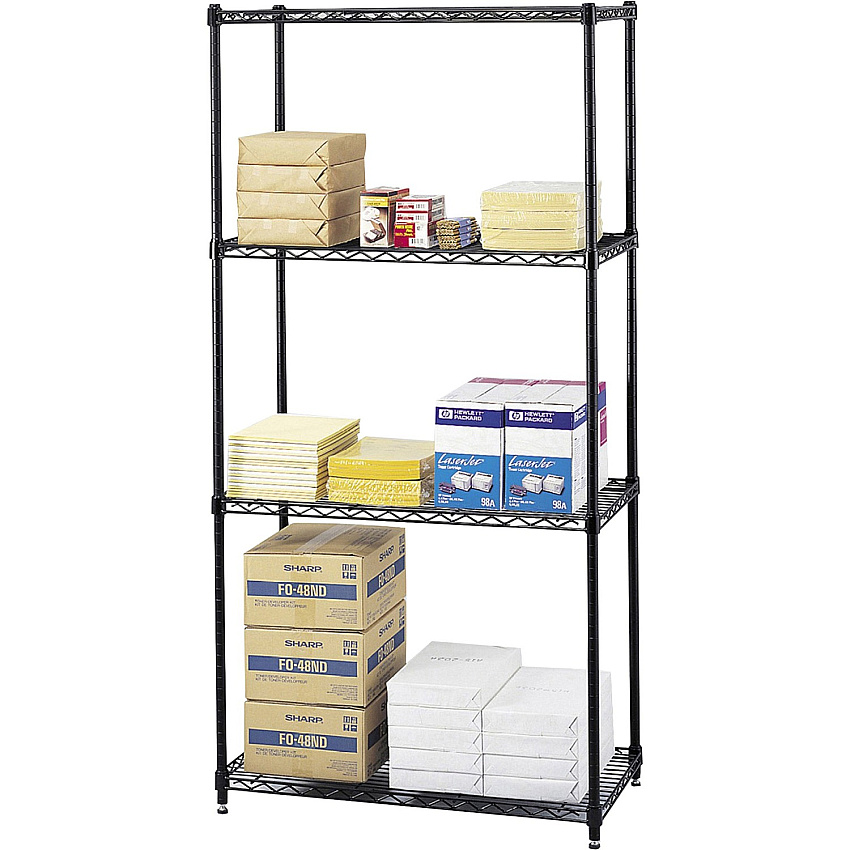 Safco Commercial Wire Shelving (SAF5276BL)