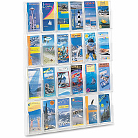 Safco 24-Pamphlet Display Rack (SAF5601CL)