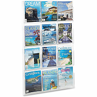 Safco 12 Pocket Magazine Display (SAF5602CL)