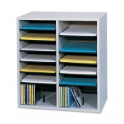 Safco Adjustable Shelves Literature Organizers (9422GR)