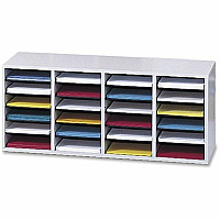 Safco Adjustable Shelves Literature Organizers (SAF9423GR)
