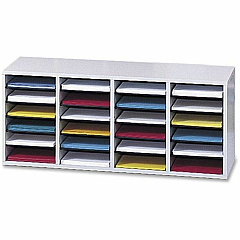 Safco Adjustable Shelves Literature Organizers (SAF9423GR)