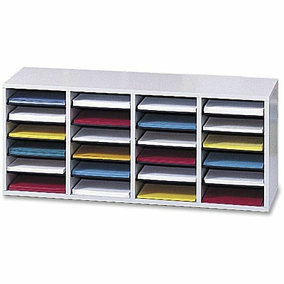 Safco Adjustable Shelves Literature Organizers (SAF9423GR)