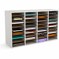 Safco Adjustable Shelves Literature Organizers (SAF9424GR)
