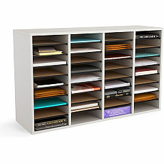 Safco Adjustable Shelves Literature Organizers (SAF9424GR)