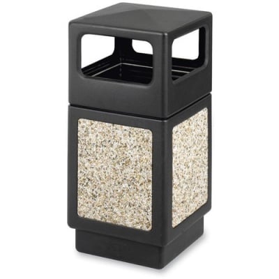 Safco Indoor/outdoor Square Receptacles (9472NC)