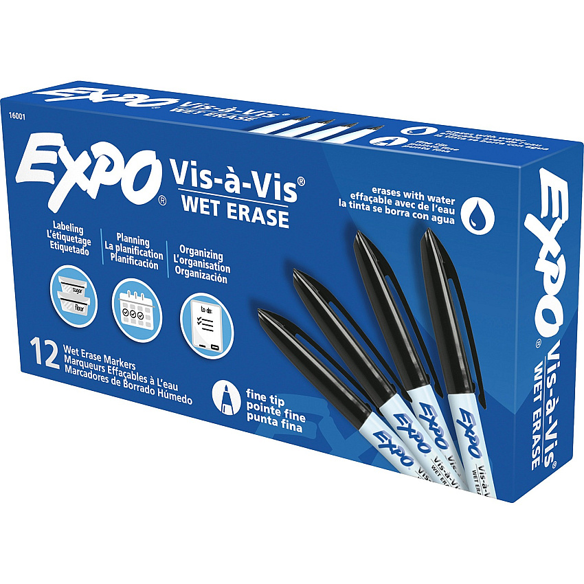 EXPO Vis-A-Vis Wet-Erase Markers (SAN16001)
