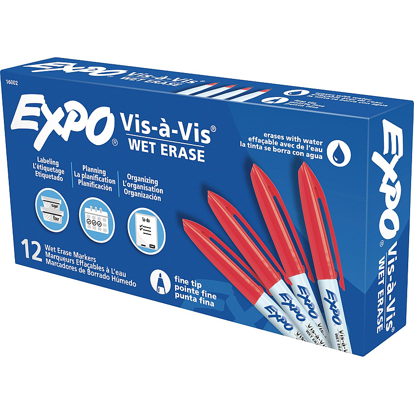 EXPO Vis-A-Vis Wet-Erase Markers (SAN16002)