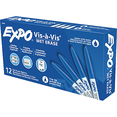 EXPO Vis-A-Vis Wet-Erase Markers (SAN16003)