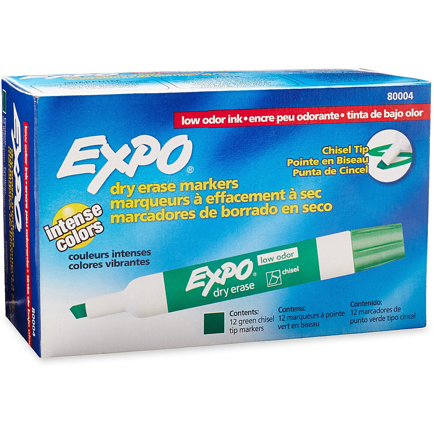 EXPO Large Barrel Dry-Erase Markers (SAN80004)