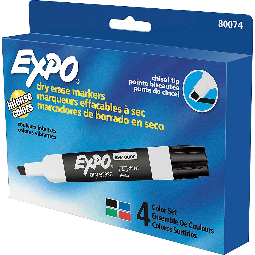 EXPO Large Barrel Dry-Erase Markers (SAN80074)