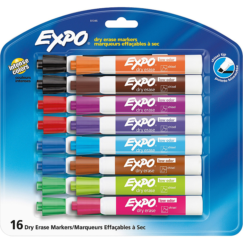 EXPO Low-Odor Dry-erase Markers (SAN81045)