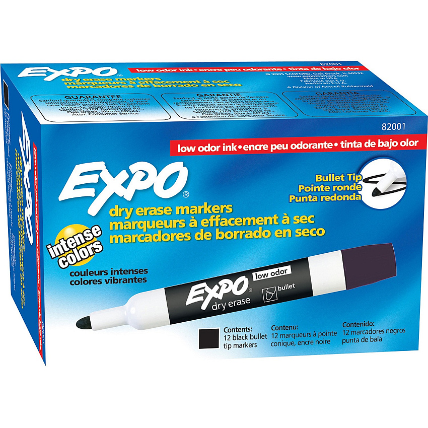 EXPO Bold Color Dry-erase Markers (SAN82001)