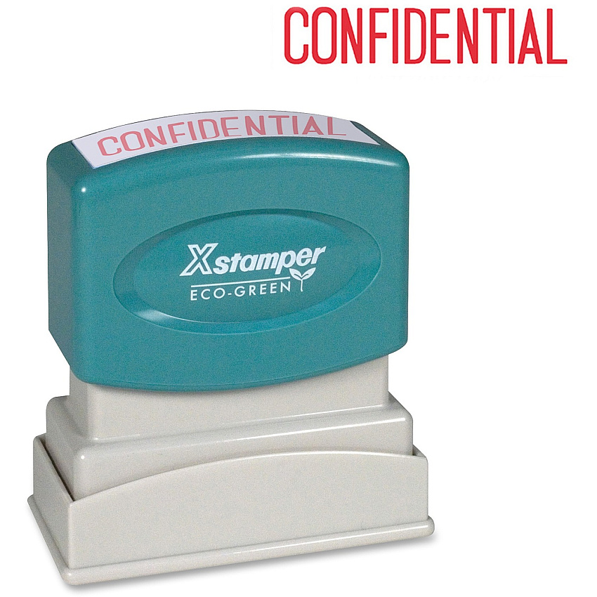 Xstamper CONFIDENTIAL Title Stamp (XST1130)
