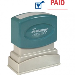 Xstamper Red/Blue PAID Title Stamp (2024)