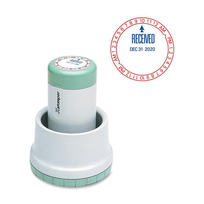 Xstamper XpeDater RECEIVED Rotary Time Stamp (XST22402)
