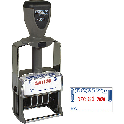Xstamper Heavy-duty RECEIVED Self-Ink Dater (XST40311)
