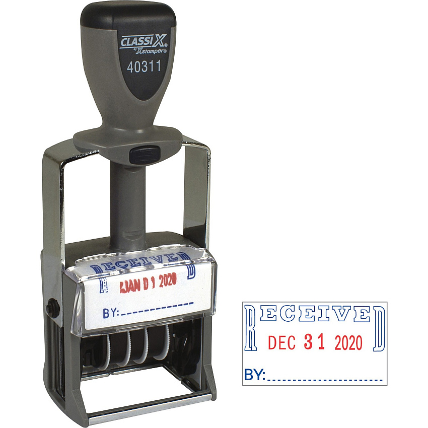 Xstamper Heavy-duty RECEIVED Self-Ink Dater (XST40311)