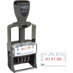 Xstamper Heavy-duty PAID Self-Inking Dater (40312)
