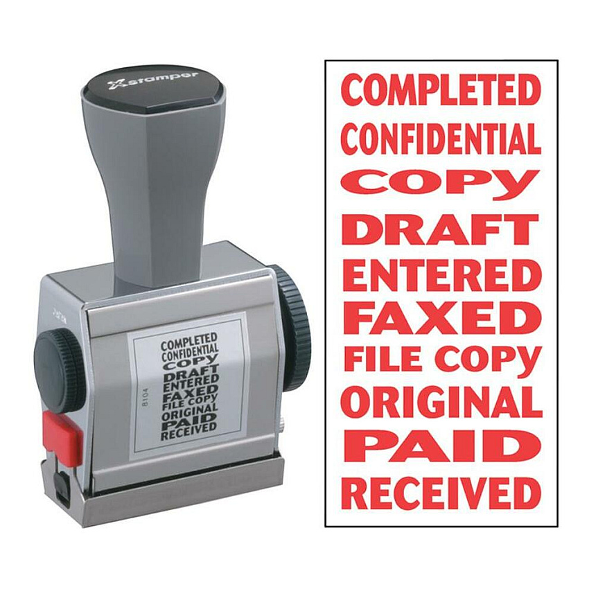 Xstamper 10-In-1 Phrase Stamp (XST81041)