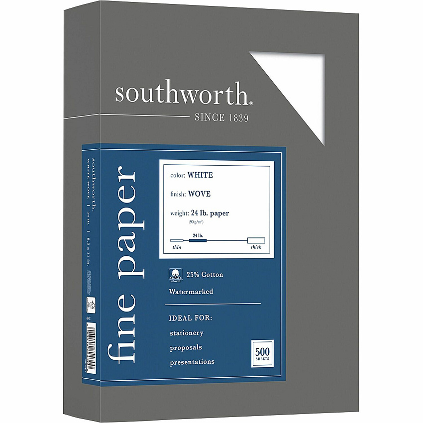 Southworth 24lb 25% Cotton Business Paper (SOU404C)