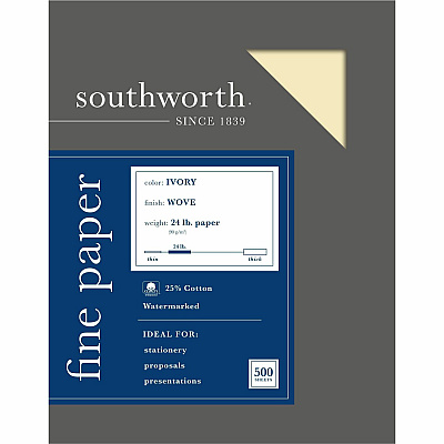 Southworth 24lb 25% Cotton Business Paper (SOU404IC)