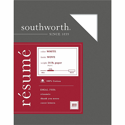 Southworth 100% Cotton Resume Paper (SOUR14CF)
