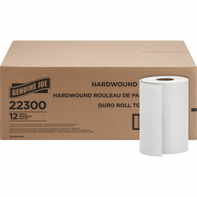 Genuine Joe Hardwound Roll Paper Towels (22300)