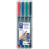 Lumocolor Quick-drying Fine Point Permanent Markers (STD318WP4)