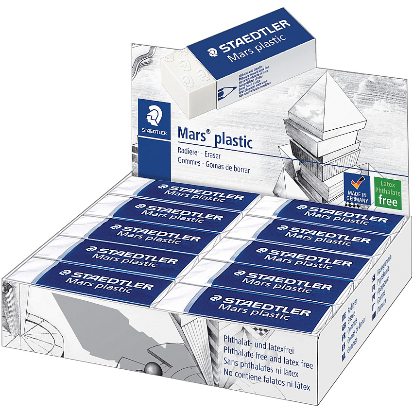 Staedtler Mars Plastic White Eraser (STD52650)