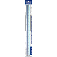 Staedtler 12" Triangular Engineer Scale (STD9871834BK)