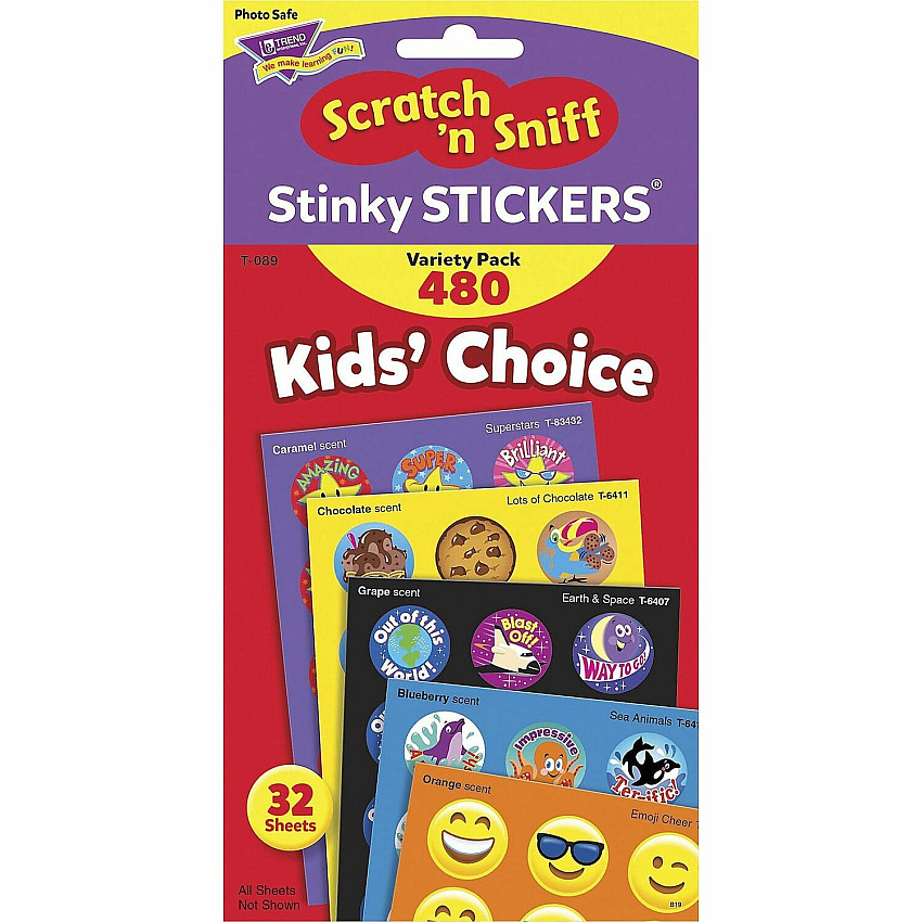 TREND Stinky Stickers Super Saver Variety Pack (TEPT089)