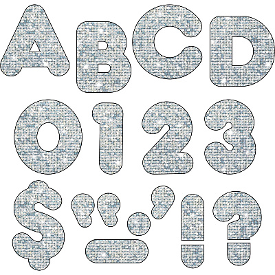 TREND 4" Sparkle Uppercase Ready Letters Set (TEPT1613)