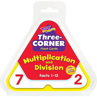 TREND Multiplication/Division Three-Corner Flash Card Set (TEPT1671)